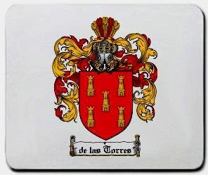 Delastorres coat of arms mouse pad