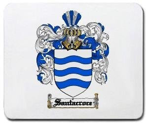 Santacroce coat of arms mouse pad