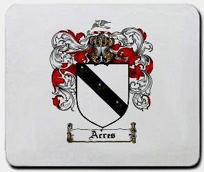 Acres coat of arms mouse pad