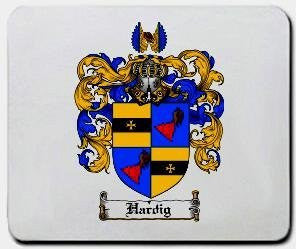 Hardig coat of arms mouse pad
