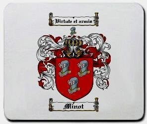 Minot coat of arms mouse pad
