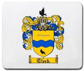 Tieck coat of arms mouse pad