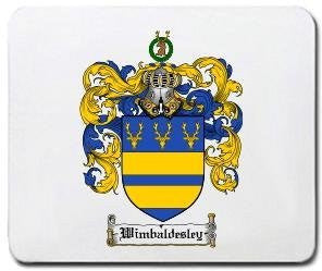 Wimbaldesley coat of arms mouse pad