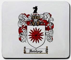 Dalehaye coat of arms mouse pad