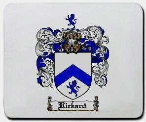 Rickard coat of arms mouse pad