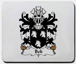 Beli coat of arms mouse pad