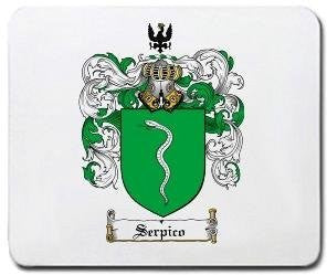 Serpico coat of arms mouse pad