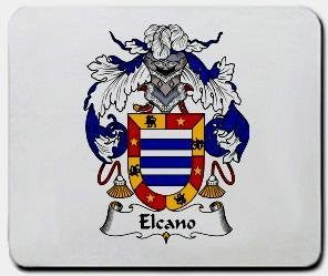 Elcano coat of arms mouse pad