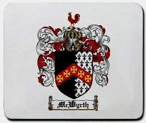 Mcwyrth coat of arms mouse pad
