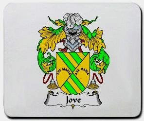 Jove coat of arms mouse pad