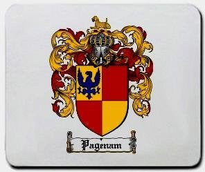 Pagenam coat of arms mouse pad