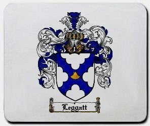Leggatt coat of arms mouse pad