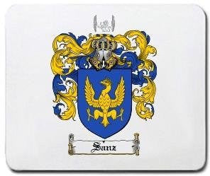 Sanz coat of arms mouse pad