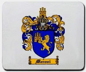 Meroni coat of arms mouse pad