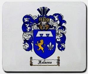 Falzone coat of arms mouse pad