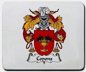 Copons coat of arms mouse pad