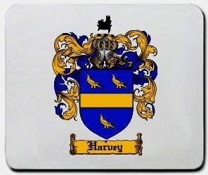Harvey coat of arms mouse pad