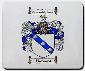 Burnard coat of arms mouse pad