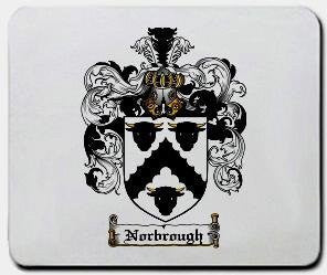 Norbrough coat of arms mouse pad