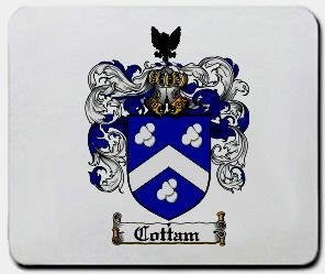 Cottam coat of arms mouse pad