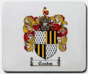 Coates coat of arms mouse pad