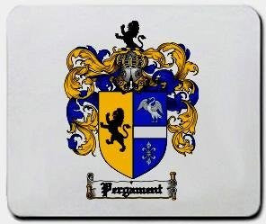 Pergament coat of arms mouse pad
