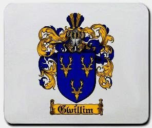 Gwillim coat of arms mouse pad