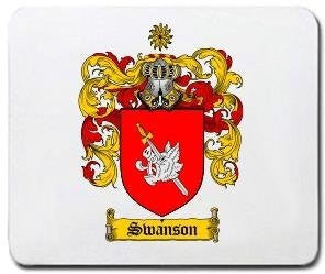 Swanson coat of arms mouse pad