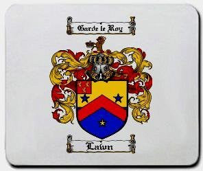 Lawn coat of arms mouse pad