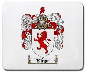 Virgin coat of arms mouse pad