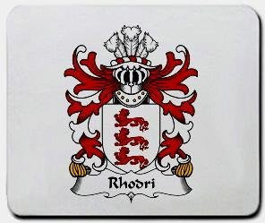 Rhodri coat of arms mouse pad