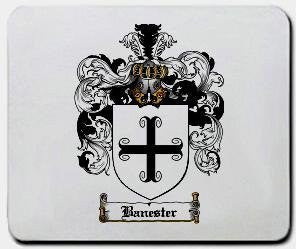 Banester coat of arms mouse pad