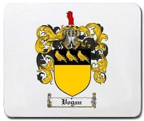 Vogan coat of arms mouse pad