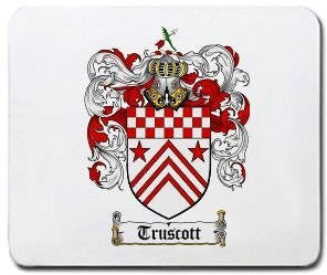 Truscott coat of arms mouse pad