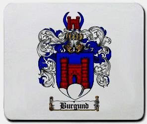 Burgund coat of arms mouse pad