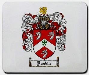 Preddle coat of arms mouse pad