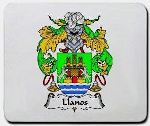 Llanos coat of arms mouse pad