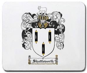 Shuttleworth coat of arms mouse pad