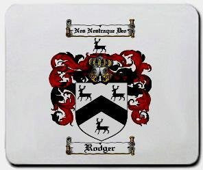 Rodger coat of arms mouse pad