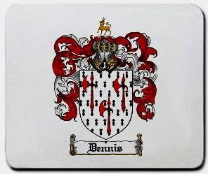 Dennis coat of arms mouse pad