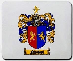 Nicolosi coat of arms mouse pad