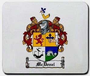 Mcdonel coat of arms mouse pad