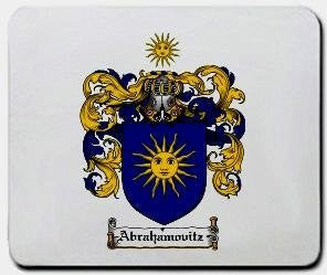 Abrahamovitz coat of arms mouse pad