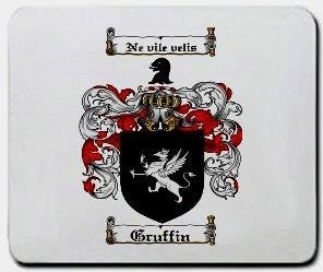 Gruffin coat of arms mouse pad