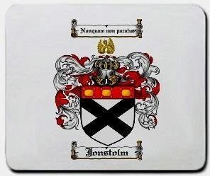 Jonstolm coat of arms mouse pad