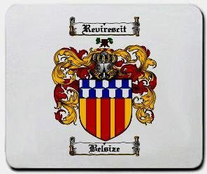 Belsize coat of arms mouse pad
