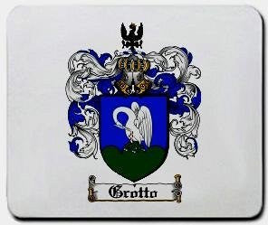 Grotto coat of arms mouse pad