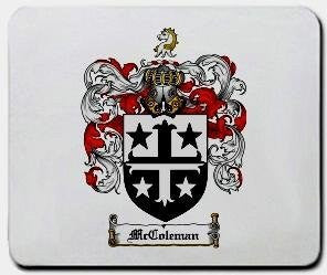 Mccoleman coat of arms mouse pad