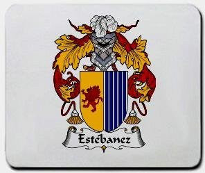 Estebanez coat of arms mouse pad