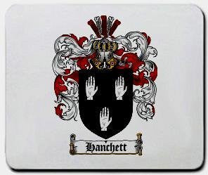 Hanchett coat of arms mouse pad